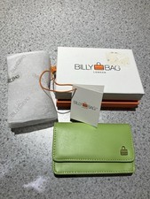 Billy Bag London Leather Lime Green Card Holder/Purse BNWT