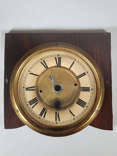 Vintage brass clock - clock, face