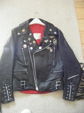 Vintage lewis leathers biker jacket