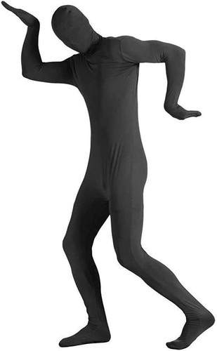Black zentai adult - black, body