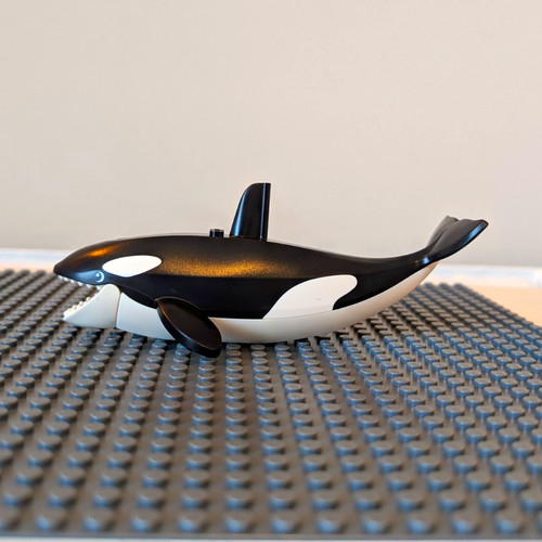 Lego orca killer whale animal - orca,