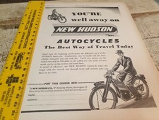 1954 NEW HUDSON AUTOCYCLE