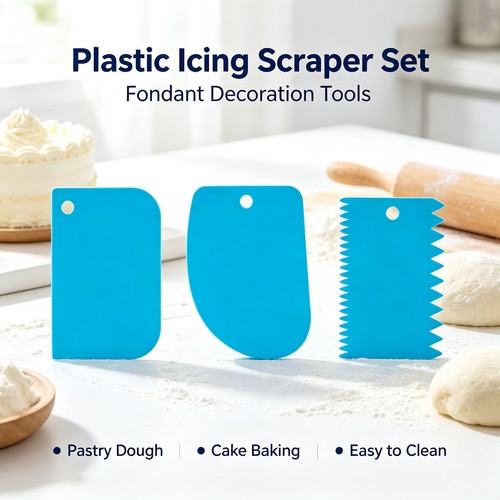 Baking dough icing - baking, scraper