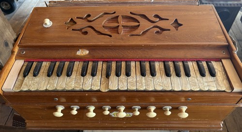 Vintage bina indian harmonium - vintage,