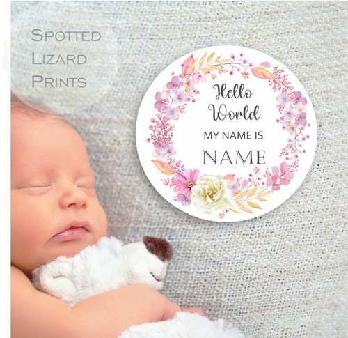 Personalised hello world baby - hello,