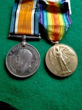 WW1 medal Pair Liverpool Regiment