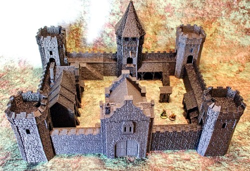 Greendale castle fortress set - castle,