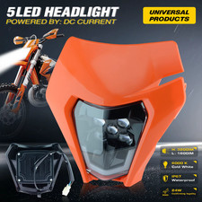 Motorcycle LED Headlight Plate