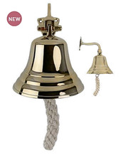 Last Orders Bell Brass 4" Pub Bell Wall Mounted Hanging Ships School Dinner Bell
