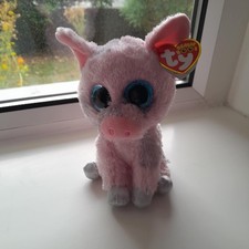 TY Hambone The Pig Beanie Boo 6"  2024  Plush Toy  37318