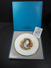 Coalport "Snowy Owl with Young" Pratt Series Collectors Plate Boxed