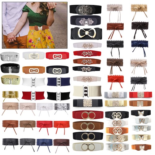 Women ladies wide fashion belt - ladies,