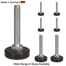 Adjustable Levelling Feet - M8/M10/M12 - Machine & Furniture - Heavy Duty