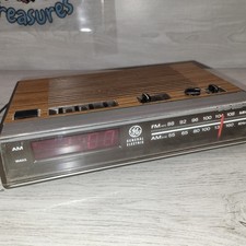 GE Vintage Clock Radio Model 7-4624B AM/FM Digital Alarm TESTED & WORKS Great