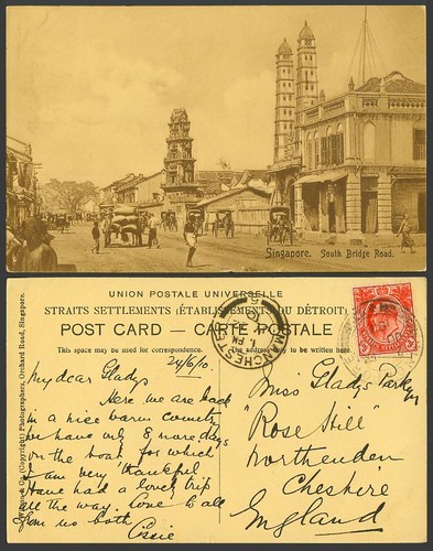 Singapore straits ke7 1910 - straits,