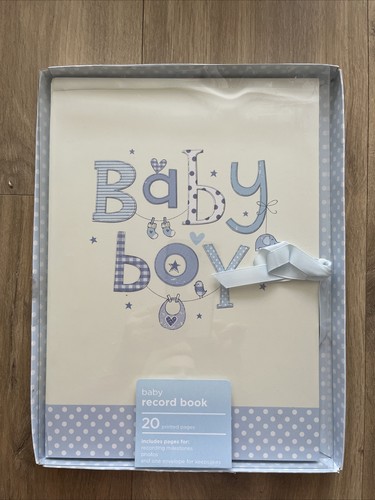 New baby boy - record, book