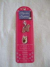 Pendant - Locket - WEST HIGHLAND TERRIER Pink Rhinestone