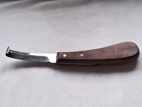 Wooden handle horse hoof