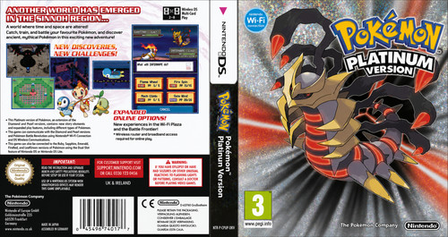 Pokemon platinum pal uk - pokemon, pegi