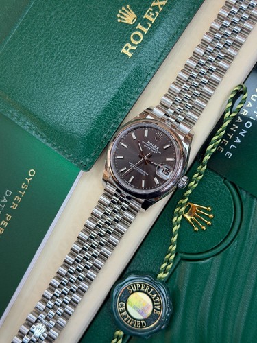 Rolex datejust rhodium dial - rolex,