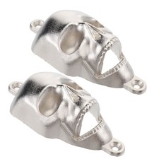 2Pcs wine openne Cast Iron Wall Mounted Skull Bottle Opener Kitchen Pub Bar