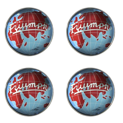 Triumph globe logo - globe,