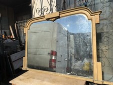 A Victorian overmantel mirror