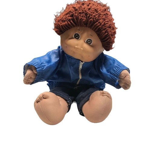 Cabbage patch boy brown hair