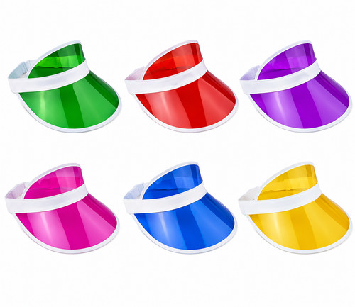 Neon sun visors - x,