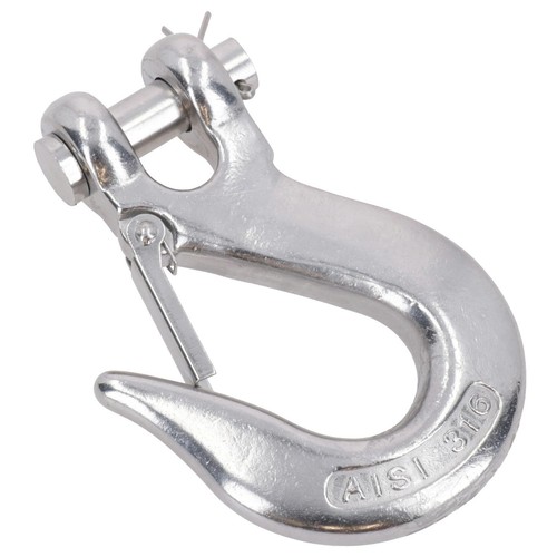 Clevis sling slip hook with - clevis,
