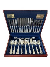 Canteen Cutlery Silver Plated -    57 Piece - Durbarry Design  - Viners