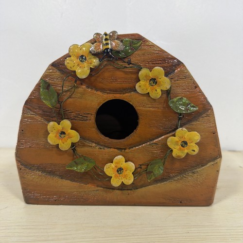 Vintage handmade wooden bird - wooden,