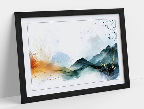 Delicate multi colour abstract - delicate,