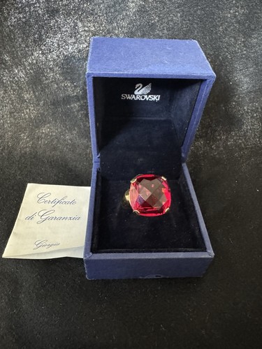 Swarovski gold plated ring - gold-plated,