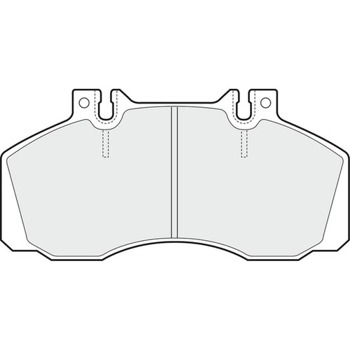 Brake pads set - for, mercedes
