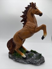 Big Size Resin Standing Horse Statue Sculpture Table Decoration Home Gift