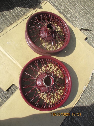 Vintage prewar wire wheels