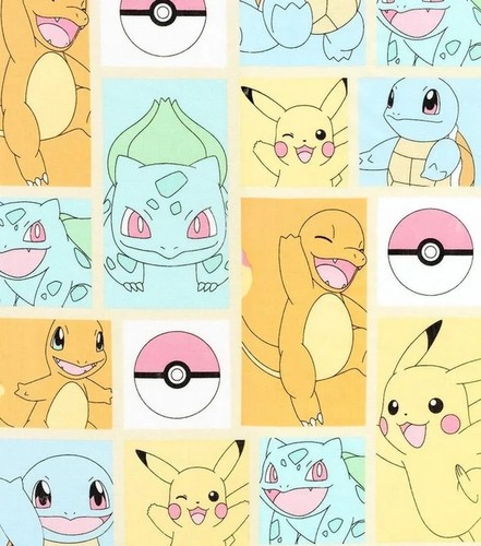 Pokemon pastel squares - pastel, by