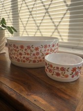 Pair of Vintage French Pyrex
