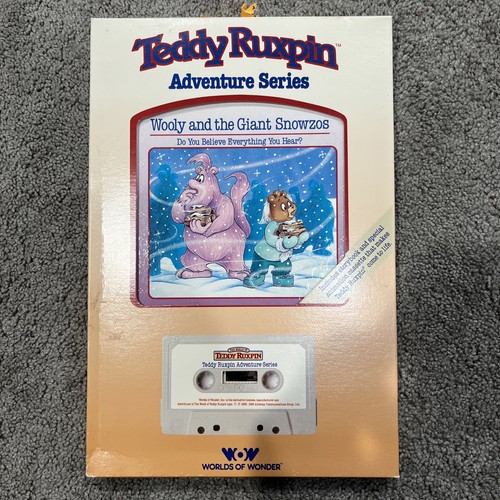Vintage teddy ruxpin wooly - teddy, and