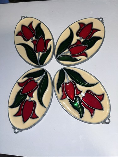 Vintage oval stained - vintage,