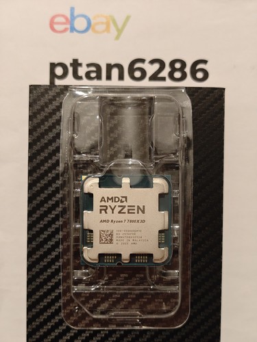 Amd ryzen 7800x3d cpu - 7,