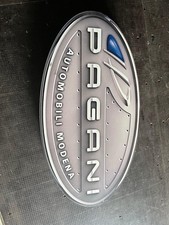 Pagani Automobile Modena Garage Sing Memorabilia Wall Art