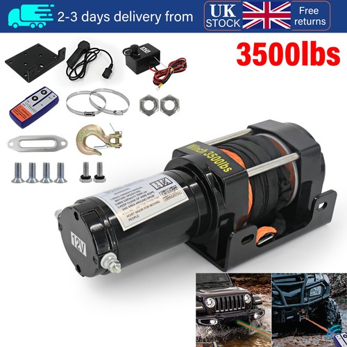 Electric winch 12v 3500lb - 12v,