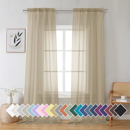 Sheer curtains inches - sheer,