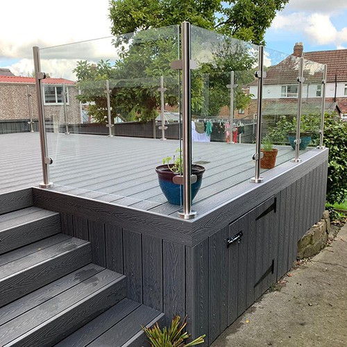 Balustrade glass panels - balustrade, 10mm