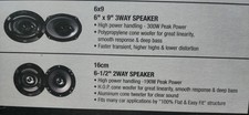 Set of 4 Sony Xplod 2 + 3 Way Speakers New In Box 1-826-515-11 1-826-514-11