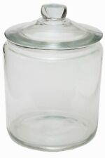 CHEF-HUB NEW 3.8L GLASS STORAGE JAR - BISCUITS & SWEET JAR WITH LID & SEAL