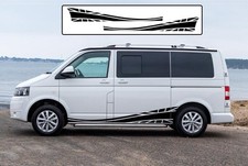 VW TRANSPORTER SWB T4 T5 T6 VAN GRAPHICS STICKERS CAMPER UNION flag *Any Colour