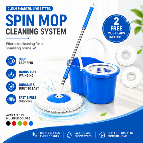 Spin mop bucket set 360 - spin,